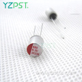 Aluminum lowes solid polymer capacitor